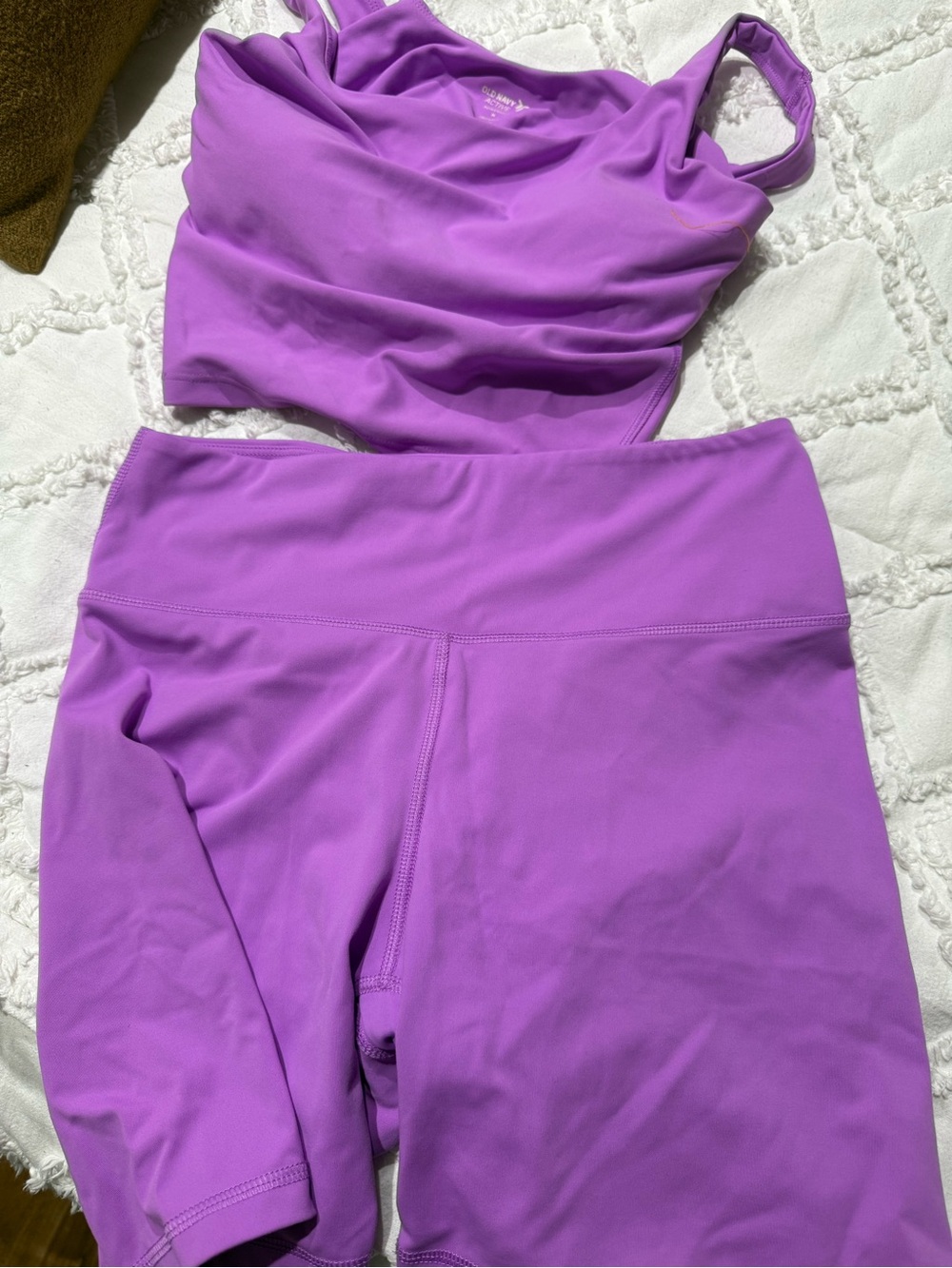 Women's High-Waist Active Shorts in Bright Purple Magenta